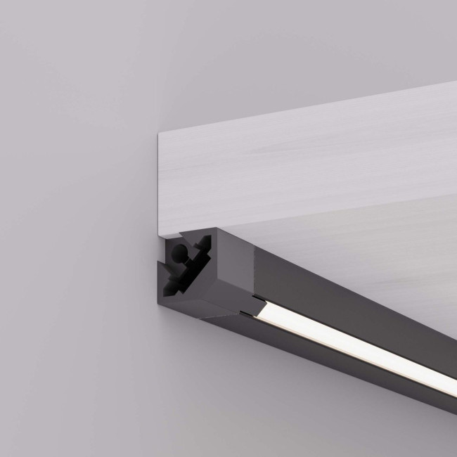 Профиль с экраном Arlight SL-KANT-H10-SQUARE-2000 IRON GREY (Алюминий+пластик) 055325