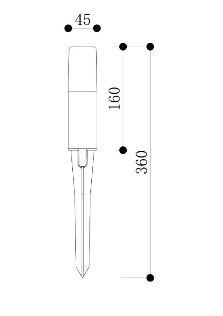 Ландшафтный светильник Maytoni Talpa O416FL-L3B3K