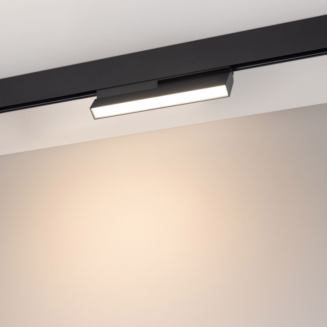 Трековый магнитный светильник Arlight MAG-ORIENT-FLAT-FOLD-S230-12W Day4000-MIX (BK, 80 deg, 48V, TUYA Zigbee) (IP20 Металл) 056401