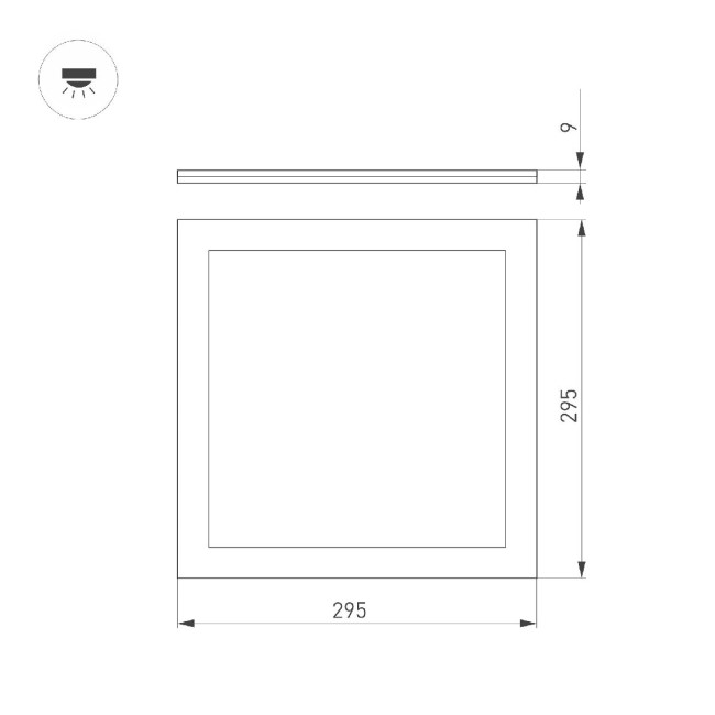 Светодиодная панель Arlight DL-INTENSO-S300x300-18W Warm3000 (WH, 120 deg, CRI90, 230V) 043551 Светодиодная панель Arlight DL-INTENSO-S300x300-18W Warm3000 (WH, 120 deg, CRI90, 230V) 043551