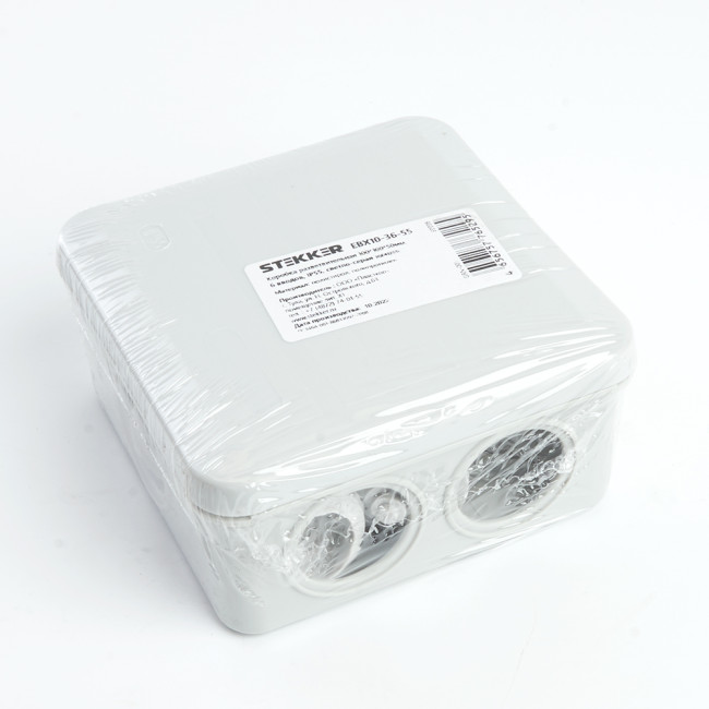 Коробка разветвительная Stekker EBX10-36-55 39998 Коробка разветвительная Stekker EBX10-36-55 39998