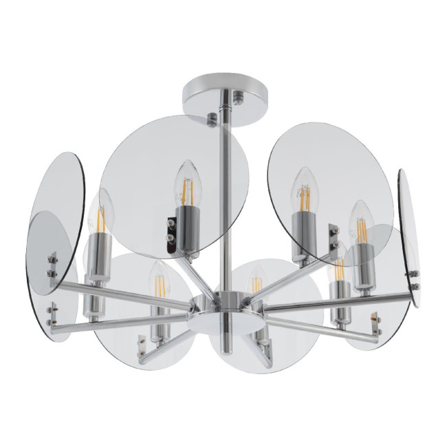 Люстра на штанге Arte Milano Sorrento 379309/8/490 CR Люстра на штанге Arte Milano Sorrento 379309/8/490 CR