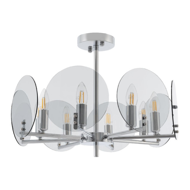 Люстра на штанге Arte Milano Sorrento 379309/8/490 CR Люстра на штанге Arte Milano Sorrento 379309/8/490 CR