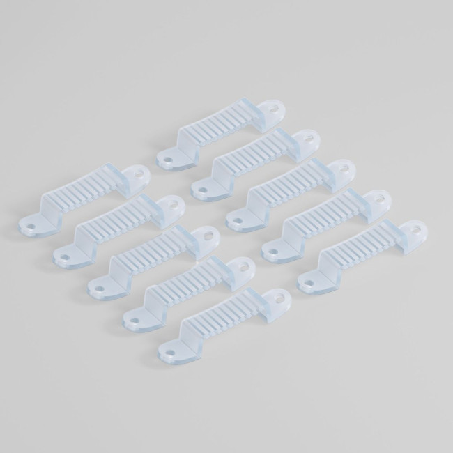 Крепеж для светодиодной ленты Elektrostandard LS002 220 В RGB (10шт) 4690389171048 a053648 Крепеж для светодиодной ленты Elektrostandard LS002 220 В RGB (10шт) 4690389171048 a053648