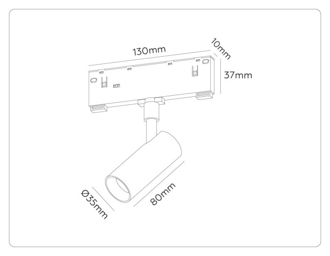 Трековый магнитный светильник Ambrella Light Track System GL2301 Трековый магнитный светильник Ambrella Light Track System GL2301