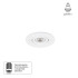 Встраиваемый светильник Arte Lamp Tarf Mini A2067PL-1WH Встраиваемый светильник Arte Lamp Tarf Mini A2067PL-1WH