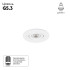 Встраиваемый светильник Arte Lamp Tarf Mini A2067PL-1WH Встраиваемый светильник Arte Lamp Tarf Mini A2067PL-1WH