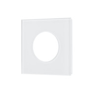 Рамка стеклянная на 1 пост Arlight FRM-GLARE-GC-1-WH 043832 Рамка стеклянная на 1 пост Arlight FRM-GLARE-GC-1-WH 043832