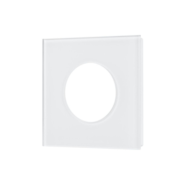 Рамка стеклянная на 1 пост Arlight FRM-GLARE-GC-1-WH 043832