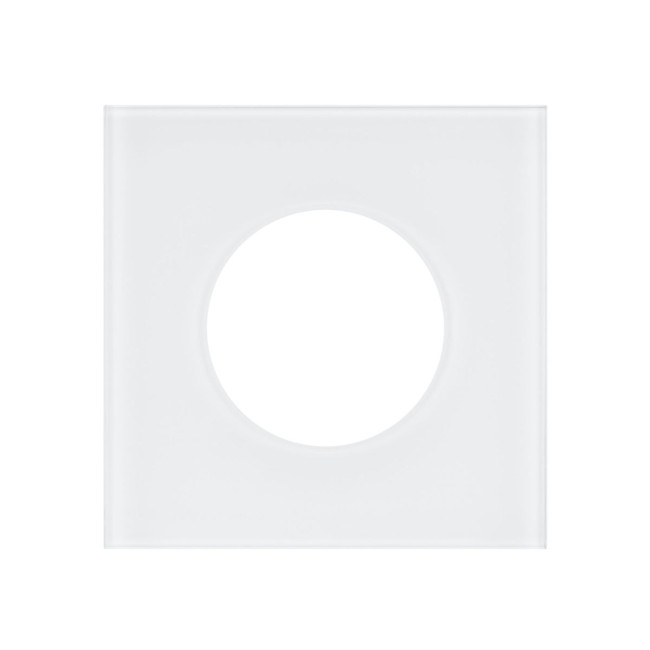 Рамка стеклянная на 1 пост Arlight FRM-GLARE-GC-1-WH 043832