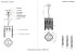 Подвесной светильник Crystal Lux ABRIL SP2