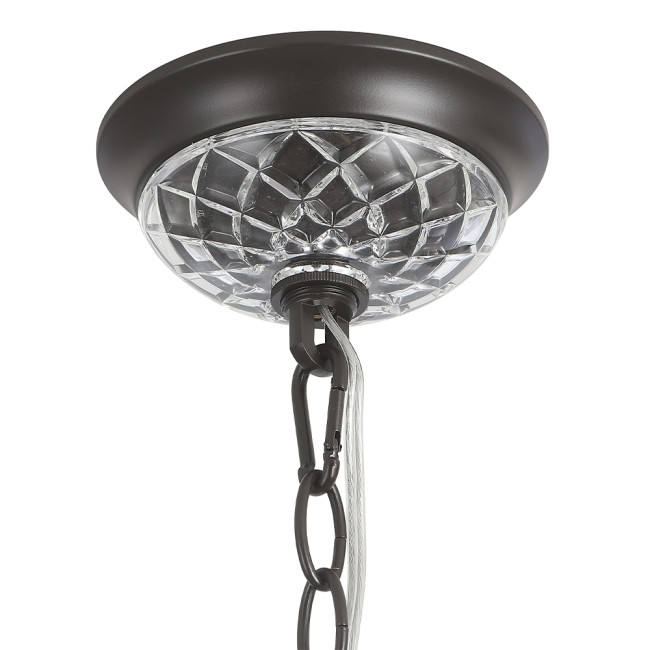 Подвесная люстра Crystal Lux ODELIS SP6 BROWN Подвесная люстра Crystal Lux ODELIS SP6 BROWN