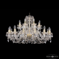 Подвесная люстра Bohemia Ivele Crystal 1402/16+8/360 G Подвесная люстра Bohemia Ivele Crystal 1402/16+8/360 G
