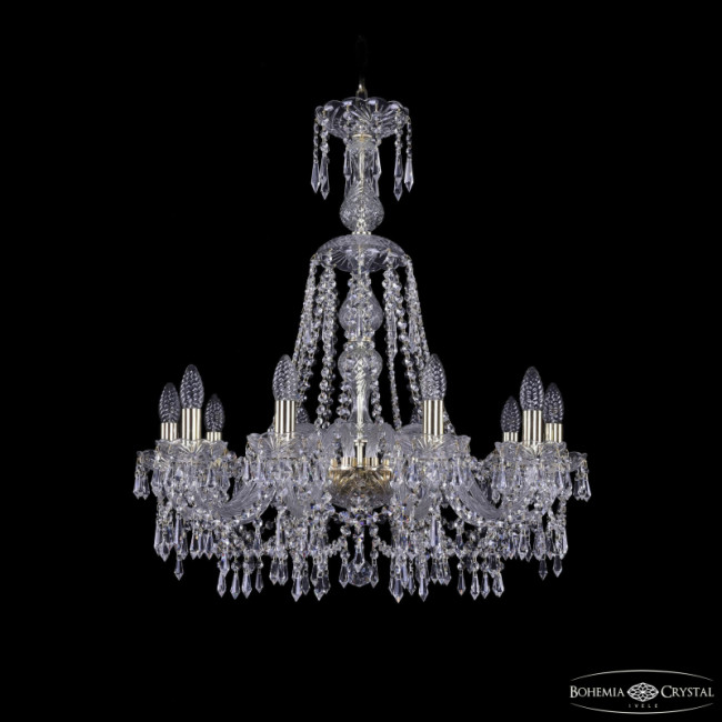 Подвесная люстра Bohemia Ivele Crystal 1403/10/240/XL-75 G Подвесная люстра Bohemia Ivele Crystal 1403/10/240/XL-75 G
