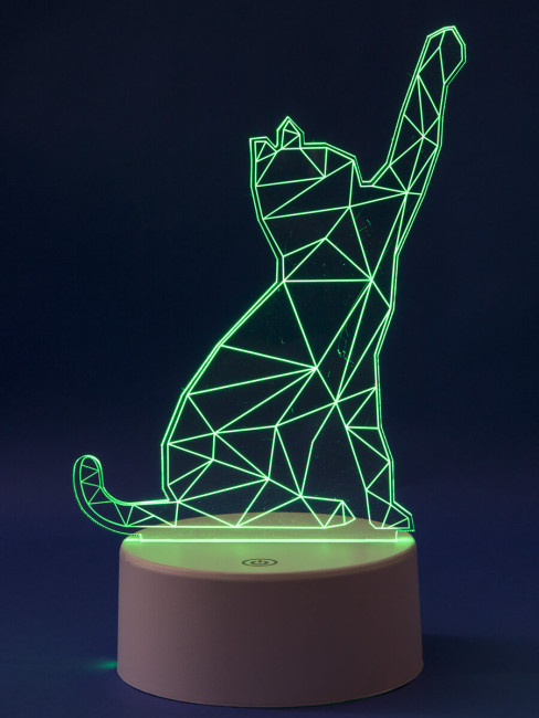 Фигурка светодиодная «Кошка» Uniel (UL-00007419) ULI-M501 RGB/3AAA Catty/White Фигурка светодиодная «Кошка» Uniel (UL-00007419) ULI-M501 RGB/3AAA Catty/White