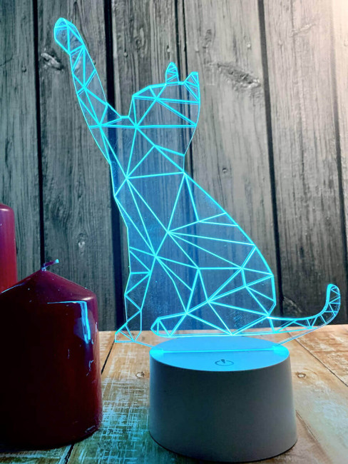 Фигурка светодиодная «Кошка» Uniel (UL-00007419) ULI-M501 RGB/3AAA Catty/White Фигурка светодиодная «Кошка» Uniel (UL-00007419) ULI-M501 RGB/3AAA Catty/White