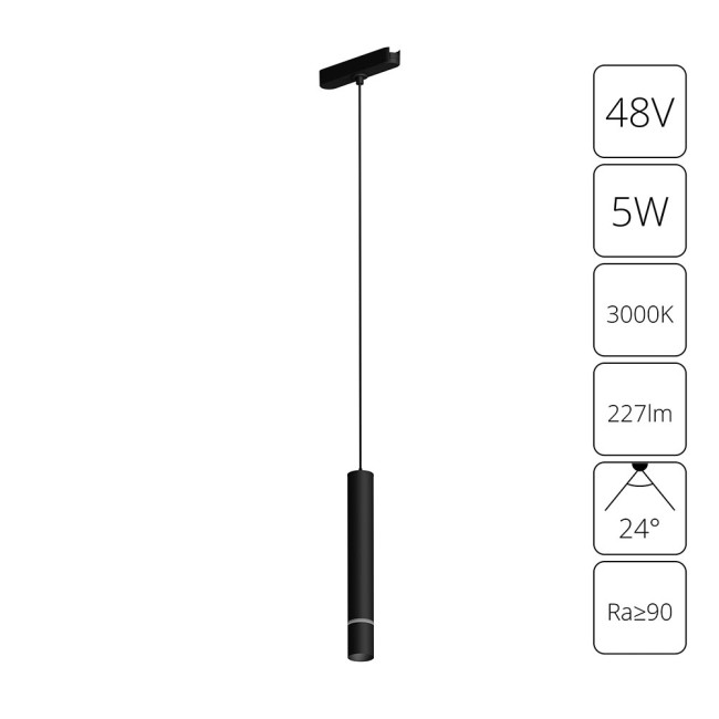 Трековый магнитный светильник Arte Lamp Rapid A1159PL-1BK Трековый магнитный светильник Arte Lamp Rapid A1159PL-1BK