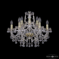Подвесная люстра Bohemia Ivele Crystal 1409/6+3/195 G Подвесная люстра Bohemia Ivele Crystal 1409/6+3/195 G