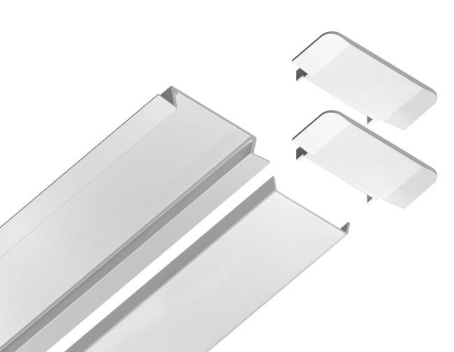 Алюминиевый встраиваемый профиль Ambrella Light Alum Profile GP1100WH Алюминиевый встраиваемый профиль Ambrella Light Alum Profile GP1100WH