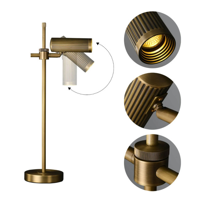 Настольная лампа Delight Collection Table lamp MT8906-1T antique brass Настольная лампа Delight Collection Table lamp MT8906-1T antique brass