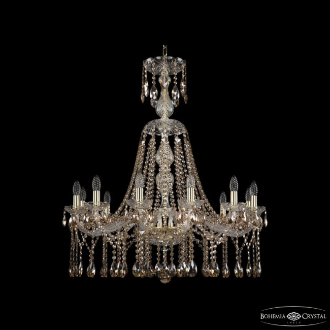 Подвесная люстра Bohemia Ivele Crystal 1413/12/300/XL-91 G R721