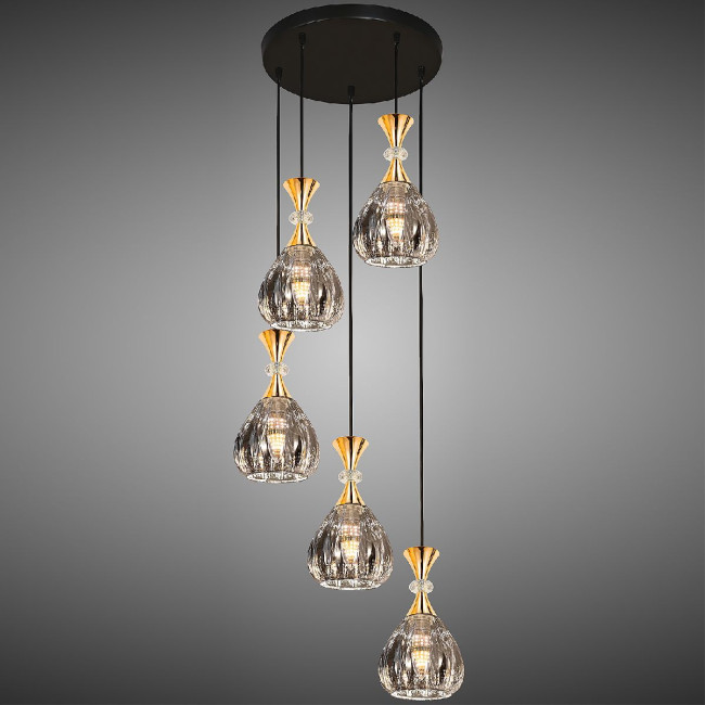 Подвесная люстра Reluce 09015-0.9-05 SMOKE Подвесная люстра Reluce 09015-0.9-05 SMOKE