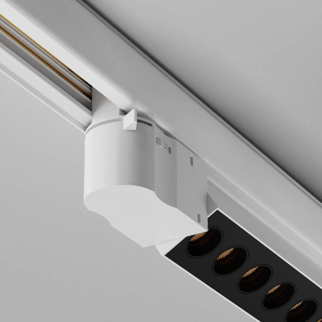 Трековый трехфазный светильник Maytoni Points TR195-3-10W2.7K-M-W Трековый трехфазный светильник Maytoni Points TR195-3-10W2.7K-M-W