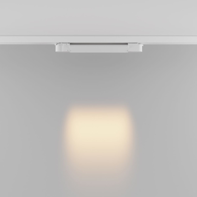 Трековый трехфазный светильник Maytoni Points TR195-3-10W2.7K-M-W Трековый трехфазный светильник Maytoni Points TR195-3-10W2.7K-M-W