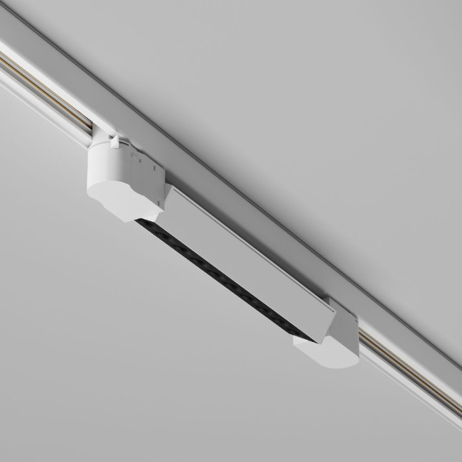 Трековый трехфазный светильник Maytoni Points TR195-3-10W2.7K-M-W Трековый трехфазный светильник Maytoni Points TR195-3-10W2.7K-M-W