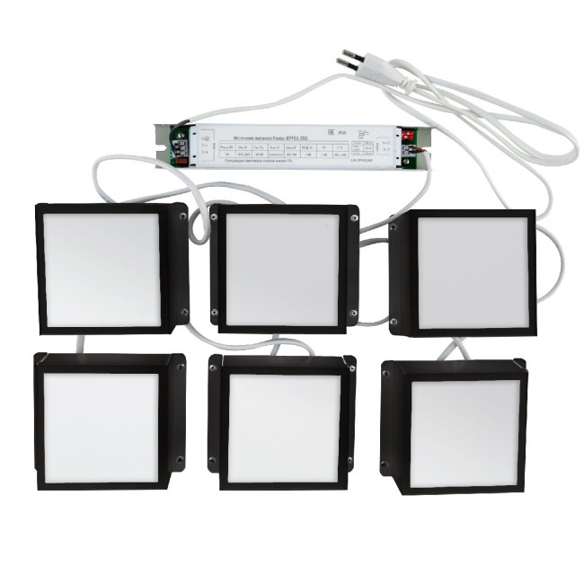 Встраиваемый светильник Uniel ULP-1010 42W/4000К IP40 GRILYATO OPAL BLACK KIT06 UL-00012447 Встраиваемый светильник Uniel ULP-1010 42W/4000К IP40 GRILYATO OPAL BLACK KIT06 UL-00012447