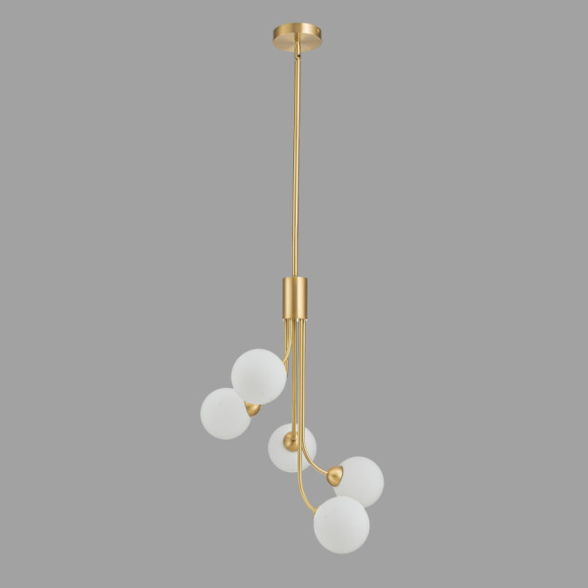 Подвесная люстра Belfast Bryson L-8130-5A BR GL