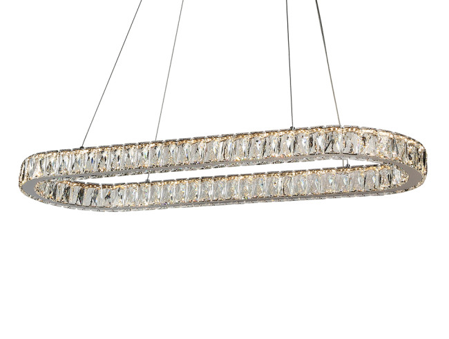 Подвесная люстра Newport 8580/90 C oval chrome М0071380 Подвесная люстра Newport 8580/90 C oval chrome М0071380