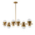 Люстра Hutchinson 12L brass Люстра Hutchinson 12L brass