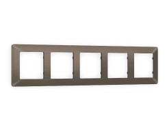 Рамка пятиместная Ambrella Volt Line AF110635