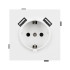 Механизм розетки с USB зарядкой Arlight SCT-TENDO-MUAA-PL-WH (230V, 16A) 054082 Механизм розетки с USB зарядкой Arlight SCT-TENDO-MUAA-PL-WH (230V, 16A) 054082