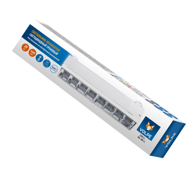 Трековый светодиодный светильник Volpe ULB-Q283 20W/4000K WHITE UL-00010125 Трековый светодиодный светильник Volpe ULB-Q283 20W/4000K WHITE UL-00010125