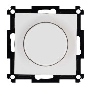 Универсальный диммер 3-500 Вт Led 3-250Вт HV - 500Вт с накладкой белый Jasmart G4012W-500RV