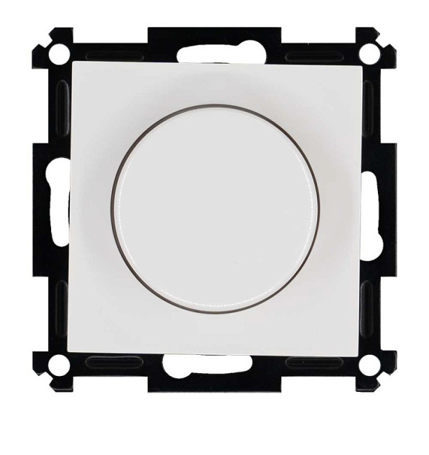 Универсальный диммер 3-500 Вт Led 3-250Вт HV - 500Вт с накладкой белый Jasmart G4012W-500RV Универсальный диммер 3-500 Вт Led 3-250Вт HV - 500Вт с накладкой белый Jasmart G4012W-500RV