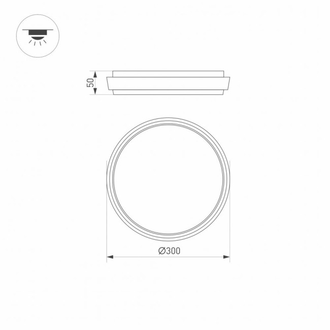 Уличный светодиодный светильник Arlight LGD-Giro-R300-30W Warm3000 029950 Уличный светодиодный светильник Arlight LGD-Giro-R300-30W Warm3000 029950