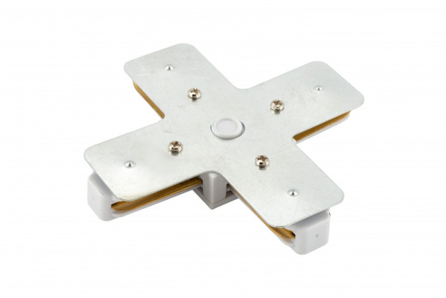 Коннектор Х-образный Denkirs DK Track White TR1104-WH Коннектор Х-образный Denkirs DK Track White TR1104-WH