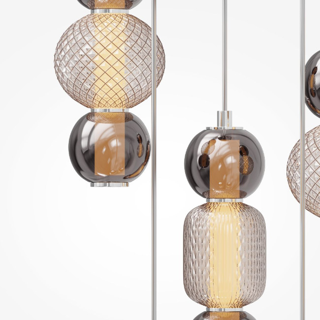 Каскадная люстра Maytoni Drop MOD273PL-L80CH3K Каскадная люстра Maytoni Drop MOD273PL-L80CH3K