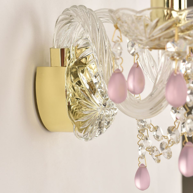 Бра Bohemia Ivele Crystal 112B/2/165 G V7010 Бра Bohemia Ivele Crystal 112B/2/165 G V7010