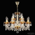 Подвесная люстра Bohemia Ivele Crystal 5402/8+4/195 G Amber/M-1H Подвесная люстра Bohemia Ivele Crystal 5402/8+4/195 G Amber/M-1H