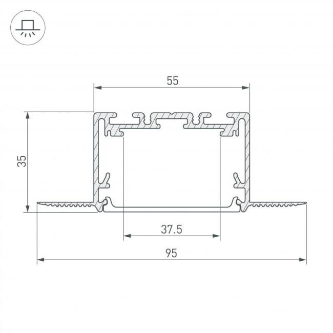 Профиль Arlight 029507