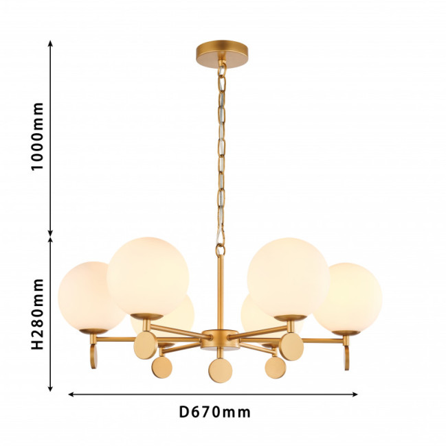 Подвесная люстра Favourite Absolute 2928-6P
