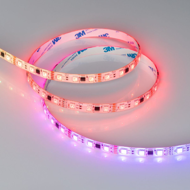 Светодиодная герметичная лента Arlight DMX-SE-B60-10mm 12V RGB-PX3 (14 W/m, IP65, 5060, 5m) 039604