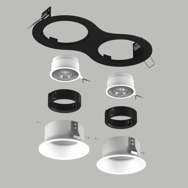 Встраиваемый светильник Lightstar Domino (214627+214606+214606+214007+214007) D6270606BMOD Встраиваемый светильник Lightstar Domino (214627+214606+214606+214007+214007) D6270606BMOD