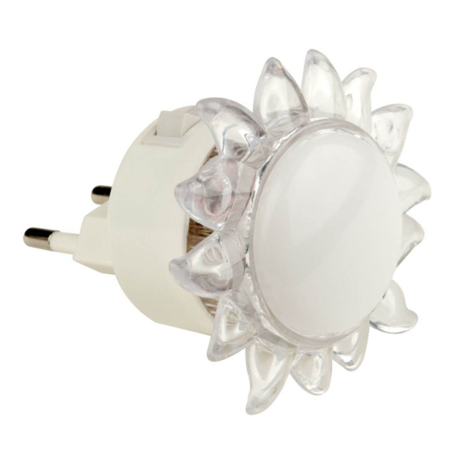 Настенный светодиодный светильник (10322) Uniel Детская серия DTL-308-Подсолнух/RGB/4LED/0,5W Настенный светодиодный светильник (10322) Uniel Детская серия DTL-308-Подсолнух/RGB/4LED/0,5W