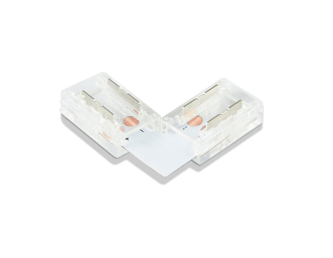 Соединитель угловой L для светодиодной ленты COB 8mm 12/24V (2 конт.) GS6851 (5шт) Ambrella Light Illumination GS6851 Соединитель угловой L для светодиодной ленты COB 8mm 12/24V (2 конт.) GS6851 (5шт) Ambrella Light Illumination GS6851