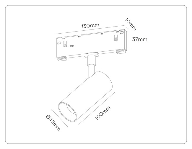 Трековый магнитный светильник Ambrella Light Track System GL2305 Трековый магнитный светильник Ambrella Light Track System GL2305